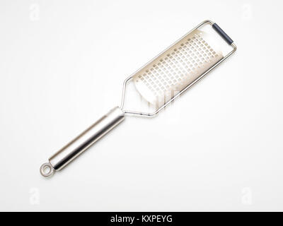 https://l450v.alamy.com/450v/kxpeyg/a-stainless-steel-hand-held-micro-grater-for-dressing-a-dish-with-kxpeyg.jpg