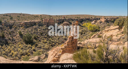 Hovenweep National Monument in Colorado and Utah, USA Stock Photo