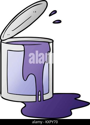 cartoon paint bucket Stock Vector