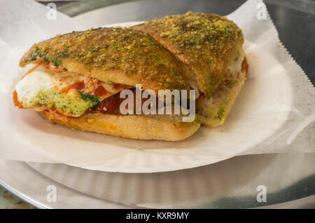 Pizza tours Brooklyn NYC Stock Photo