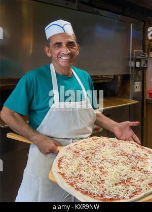 Pizza tours Brooklyn NYC Stock Photo