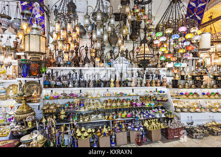 Turkish ceramics and pottery shop in Istanbul, Turkey Stock Photo - Alamy