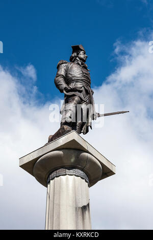 Thaddeus Kosciusko monument, West Point Military Academy, West Point, New York, USA. Stock Photo