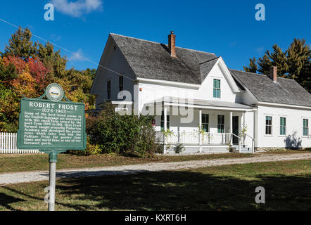 Boyhood home of poet Robert Frost, Derry, New Hampshire, USA Stock Photo