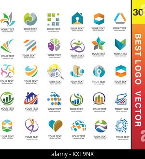 Business Corporate Logo Set Business Logo Design. Corporate Logo Design. Creative Business Logo Design Stock Vector