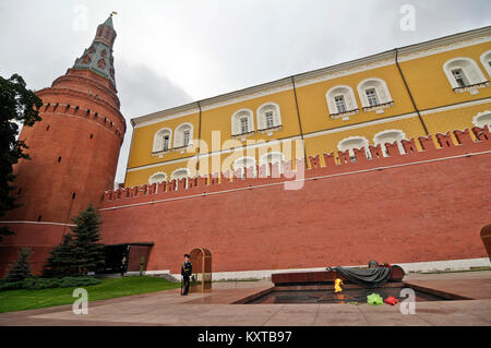 Tomb of the Unknown Soldier, The Moscow Kremlin, Russia Stock Photo