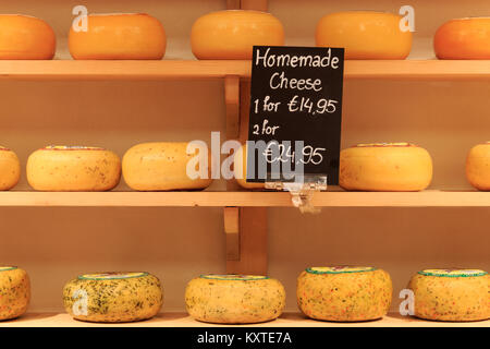Cheese Factory, Volendam, North Holland, Netherlands, Europe Stock Photo