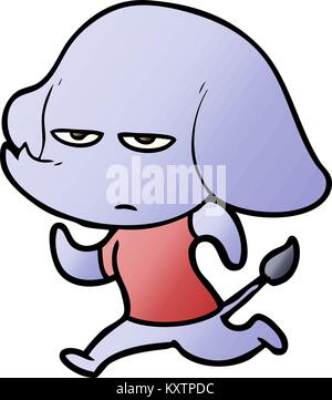 annoyed cartoon elephant Stock Vector Image & Art - Alamy
