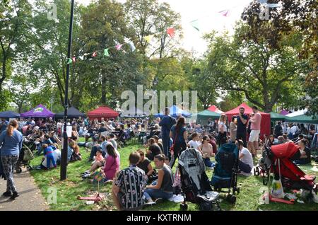 food and music  festival tottenham haringey summer 2017 Stock Photo