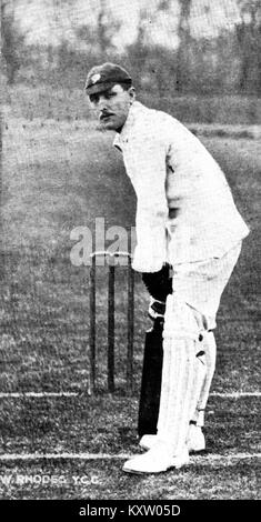 William Rhodes  (1883–1941), Bradford born England & Yorkshire County  cricketer Stock Photo