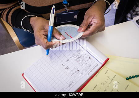 Post natal baby clinic, London Borough of Haringey, UK Stock Photo