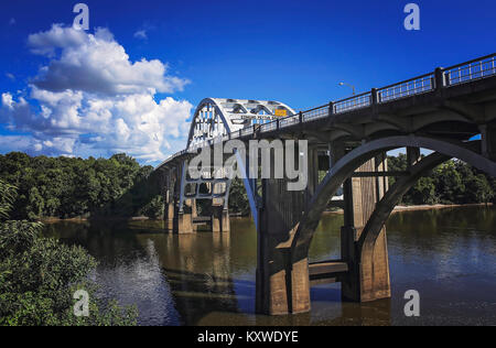 Edmund Pettus Bridge, Selma, Alabama Stock Photo