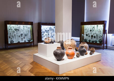 TBILISI, GEORGIA - SEPTEMBER 16, 2015: Georgian National Museum interior. Stock Photo