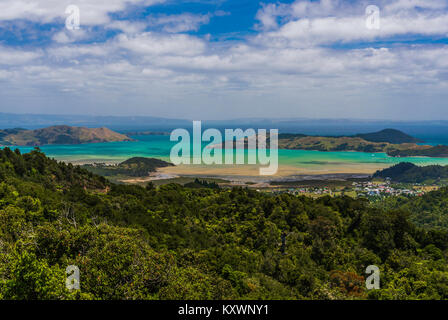 landscape and vegetation of Coromandel pensinsula, New Zealand Stock Photo