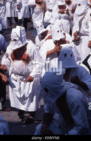 hoodies reach the chest, 2011, memory, rites, popular parties, Sant'Anastasia, Benevento, Italia. Stock Photo