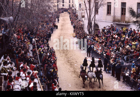 Sartaglian, 2011, memory, rites, popular parties, Oristano, Italy. Stock Photo