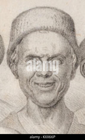 Franz Xaver Messerschmidt - Character head No 1 (Matthias Rudolph Toma 1839) Stock Photo