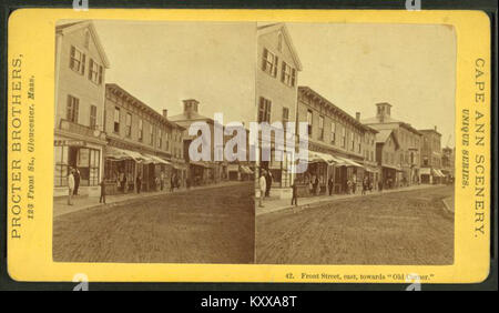 Front Street, east, towards 'Old Corner', by Procter Brothers Stock Photo