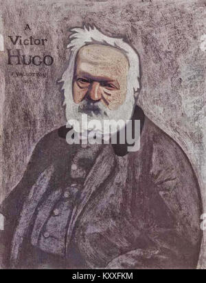 An oil painting of Victor Hugo on his death bed in Maison de Victor ...