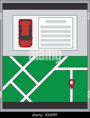 Autonomus car design Stock Vector