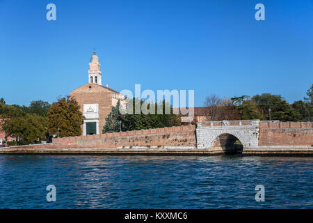 Motorized traffic and water taxis along the Grand Canal in Veneto, Venice, Italy, Europe, Stock Photo