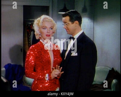 A screenshot from the movie trailer of *Gentlemen Prefer Blondes