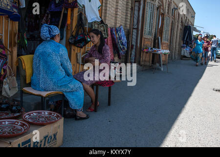 Siyob Bazaar, Samarkand, Uzbekistan Stock Photo