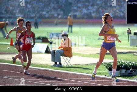 Fița Lovin and Kim Gallagher 1984 Stock Photo Alamy