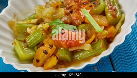 Daraba - vegetable stew, cuisine of Chad, African cuisine Stock Photo ...