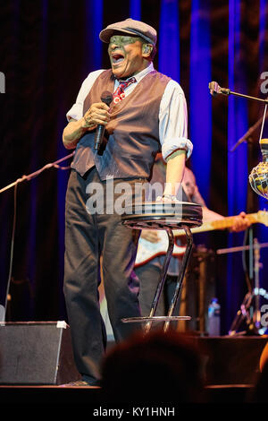 The American jazz singer, songwriter and composer Al Jarreau performs a live concert at Sentrum Scene in Oslo. Norway, 13/07 2015. Stock Photo