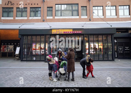 The iPic theater in the South Street Seaport in New York on Wednesday, December 27, 2017. iPic Entertainment Inc. announced that it will list its upcoming initial public offering on the Nasdaq stock exchange. Boca Raton, FL based iPic started in 2006 combining a restaurant and a movie theater experience. (© Richard B. Levine) Stock Photo