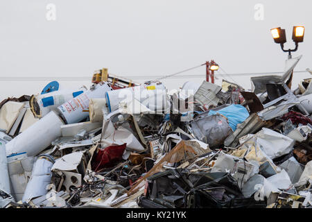 metal recyclers doing the positive change in our waste system. Stock Photo
