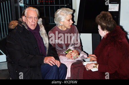 New York, USA. January 11, 2018:Donald Sutherland, Helen Mirren attend Sony Pictures Classics present screening of The Leisure Seeker at AMC Loews Lincoln Square in New York City.January 11, 2018. Credit:RW/MediaPunch Stock Photo