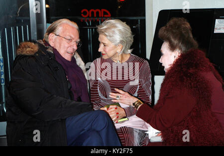 New York, USA. January 11, 2018:Donald Sutherland, Helen Mirren attend Sony Pictures Classics present screening of The Leisure Seeker at AMC Loews Lincoln Square in New York City.January 11, 2018. Credit:RW/MediaPunch Stock Photo