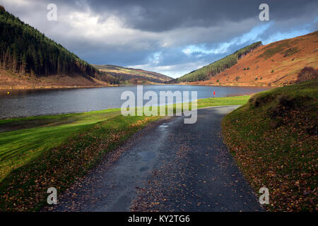 Llyn Geirionydd lake in autumn near Trefriw Snowdonia National Park Gwynedd North Wales UK, Late Spring. Stock Photo