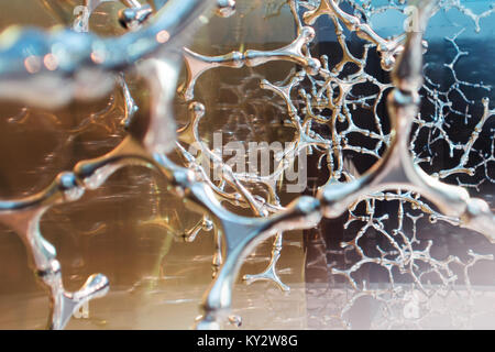 Abstract scientific background molecules on light background, Science Stock Photo