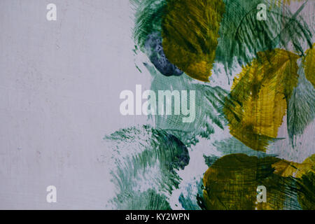 green and white background close up Stock Photo