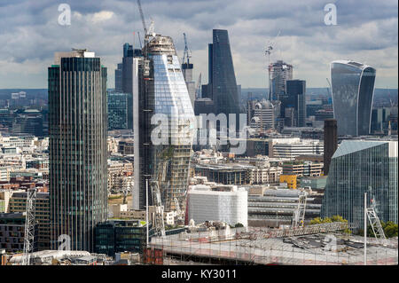 London panorana with tower blocks Stock Photo