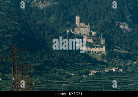 Romanesque Castello di Sabbionara in Avio, Trentino-Alto Adige, Italy. 8 August 2016 © Wojciech Strozyk / Alamy Stock Photo Stock Photo