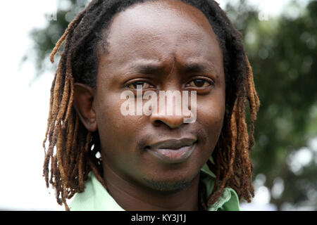 Kenyan singer-songwriter Eric Wainaina Stock Photo