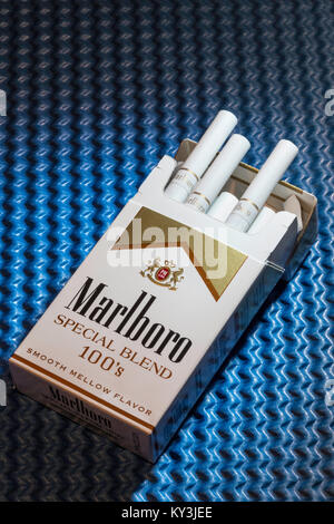 Cigarettes Still Life, USA Stock Photo