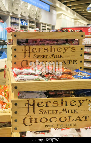 Themed Candy in Hershey's Chocolate World Times Square, NYC Stock Photo