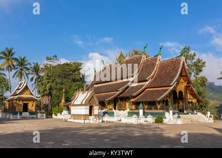 Wat Xieng Thong temple, Luang Prabang, Laos Stock Photo