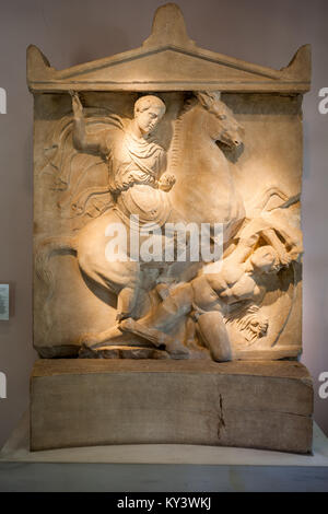 ATHENS, GREECE - OCTOBER 20, 2016: The Kerameikos Archaeological Museum is located in Kerameikos, Athens in Greece. Kerameikos Museum houses many impo Stock Photo