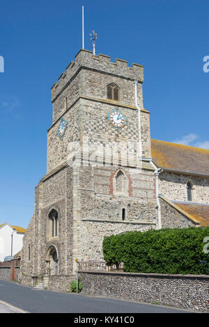 St Leonard's Church, Church Lane, Seaford, East Sussex, England, United Kingdom Stock Photo