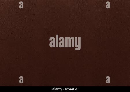 Dark Brown Leather High Resolution Photo Texture. Leather Material Background Stock Photo