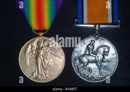 First World War Medals Stock Photo