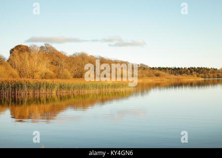 Castle Loch, Lochmaben, Dumfries and Galloway, Scotland Stock Photo