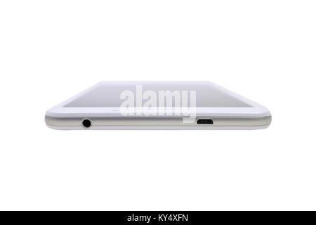 Tablet computer isolated on white background Stock Photo
