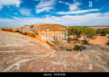 Pildappa rock site in South Australia Stock Photo